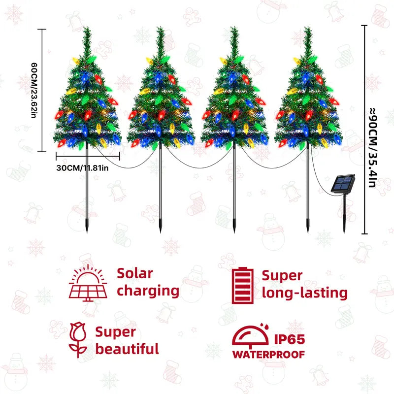 4 in 1 Outdoor Christmas Trees