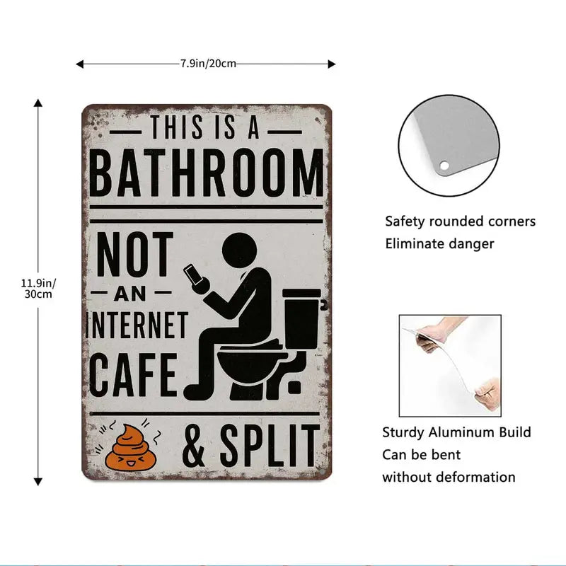 Funny Bathroom Wall Decor
