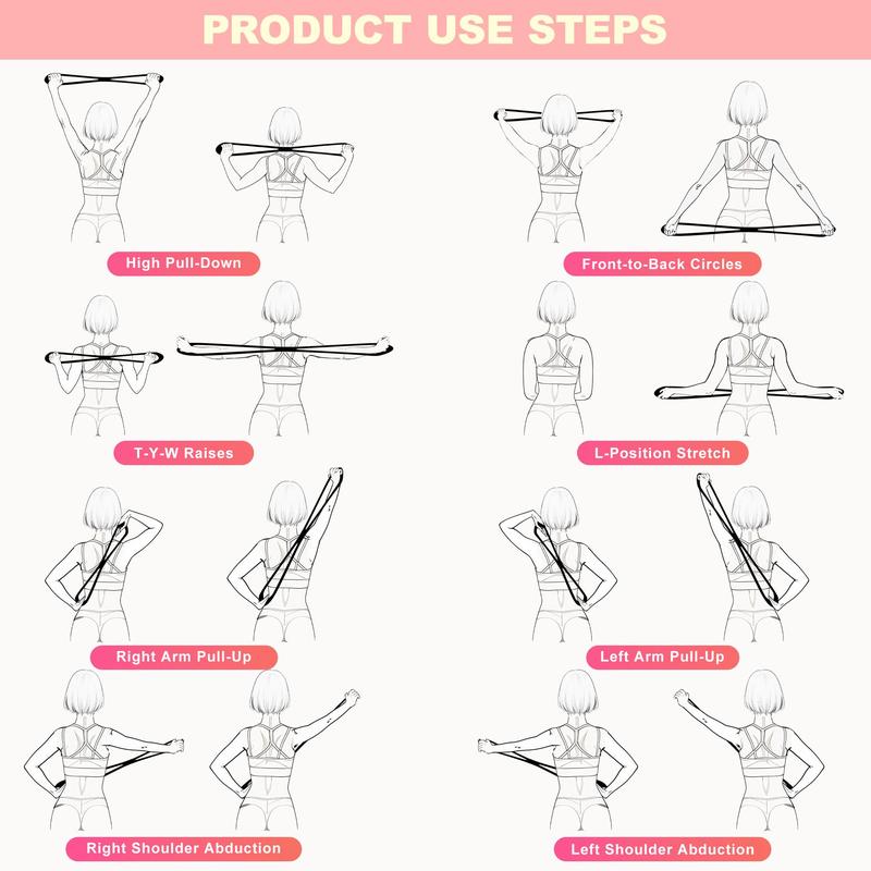 Back Training Resistance Bands