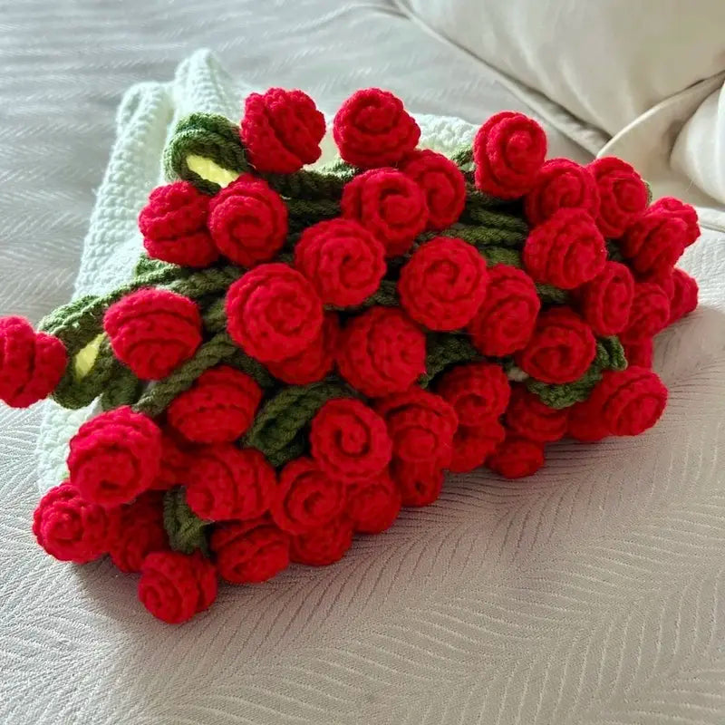 Handwoven Rose Blanket
