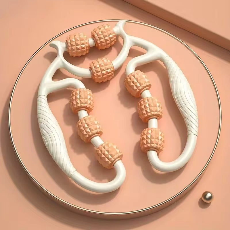 9-Wheel Leg Massager