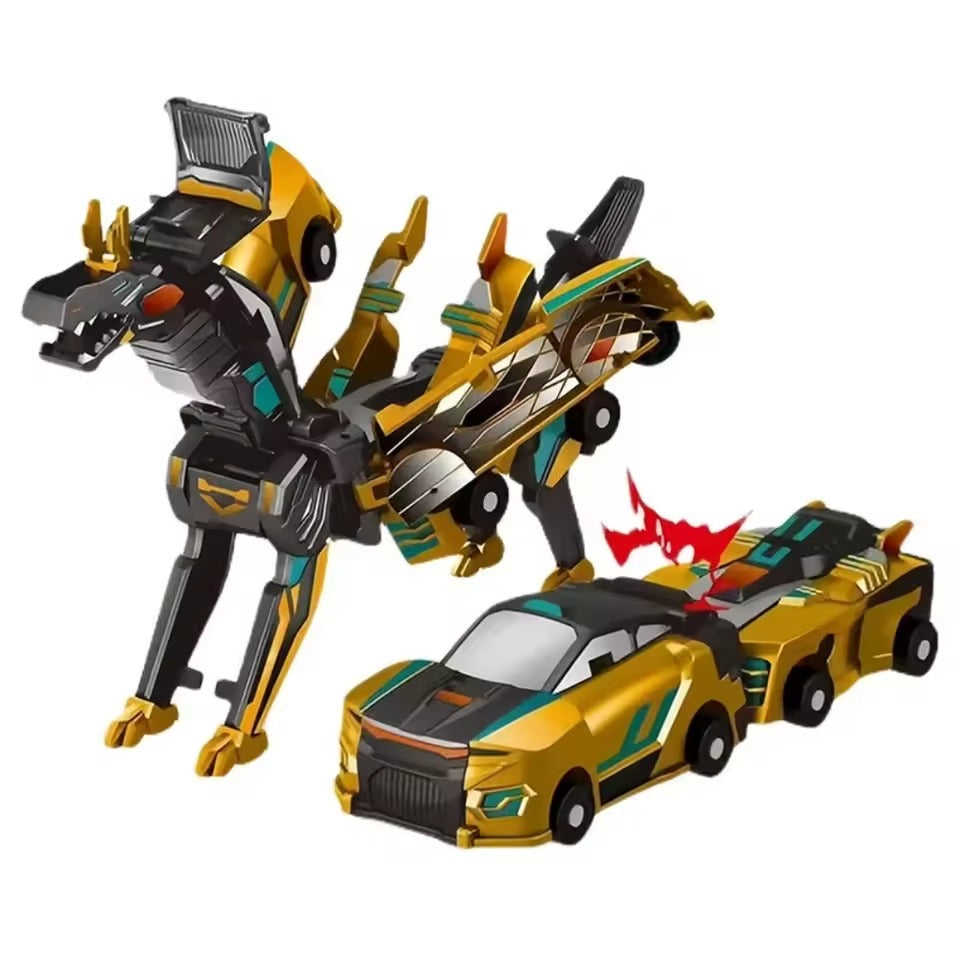 Magnetic Dinosaur Transformer Car