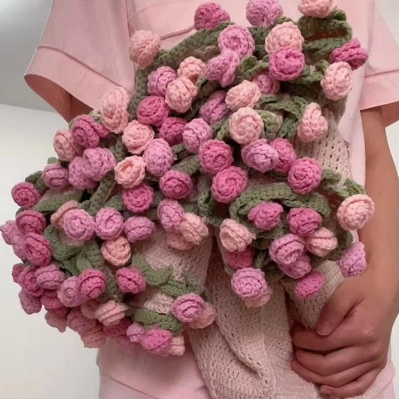 Handwoven Rose Blanket