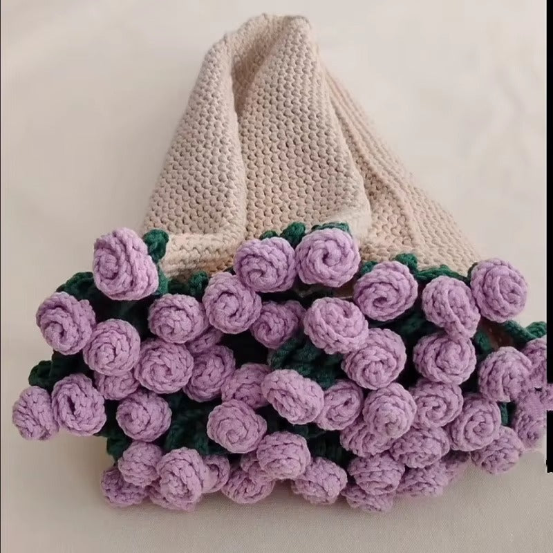 Handwoven Rose Blanket