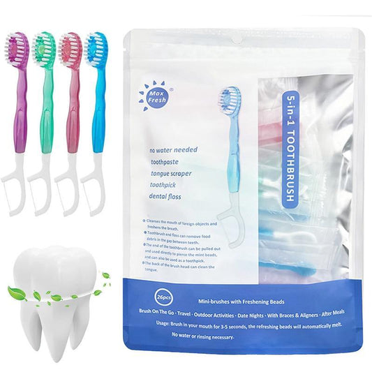 5 in 1 Mini Toothbrush Set