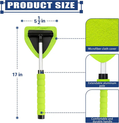 Microfiber Windshield Cleaner Set