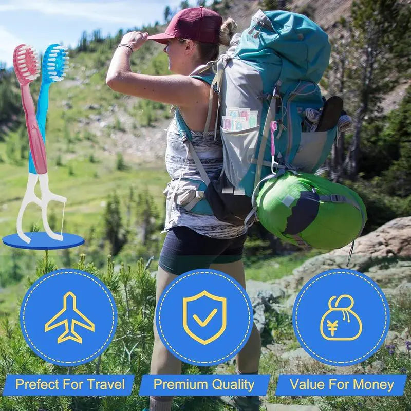 5 in 1 Mini Toothbrush Set