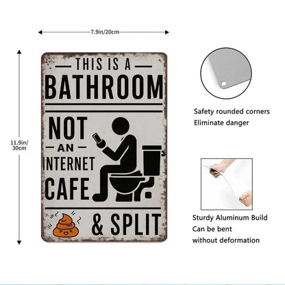 Funny Bathroom Wall Decor