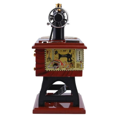 Vintage Sewing Machine Music Box
