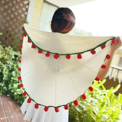 Handwoven Rose Blanket