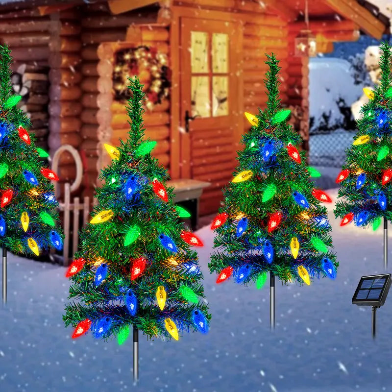 4 in 1 Outdoor Christmas Trees