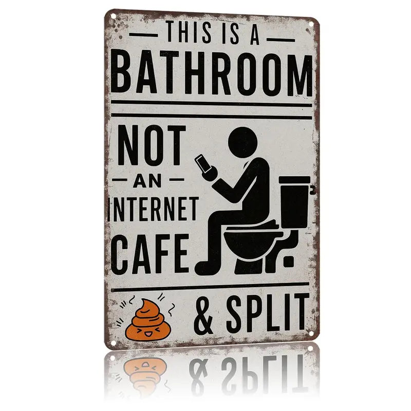 Funny Bathroom Wall Decor