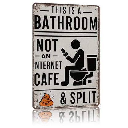 Funny Bathroom Wall Decor