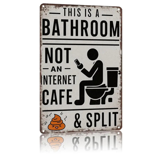 Funny Bathroom Wall Decor
