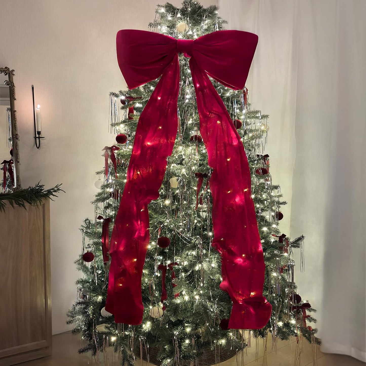 Large Christmas Bow Decor