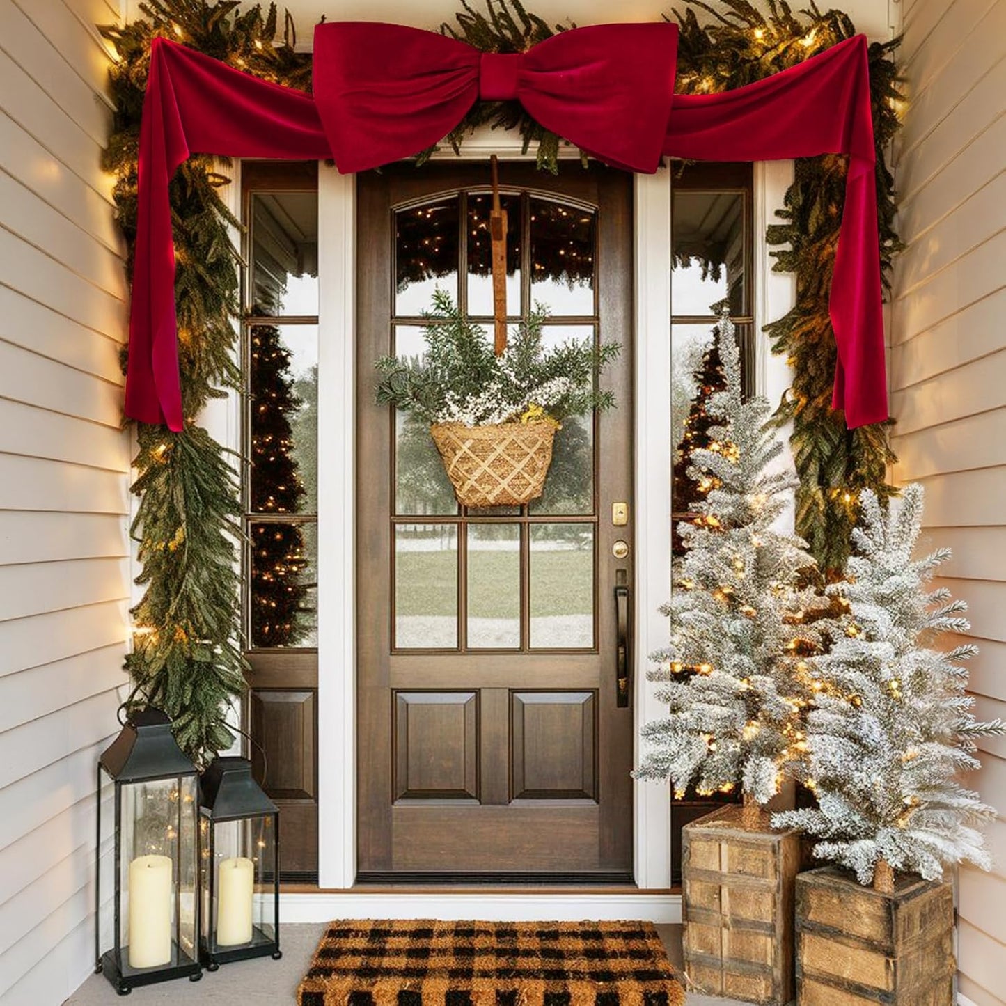 Large Christmas Bow Decor