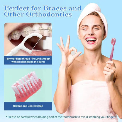 5 in 1 Mini Toothbrush Set