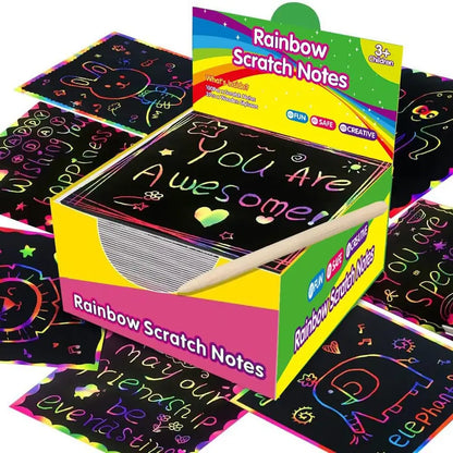 Rainbow Scratch Notes