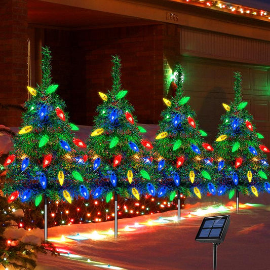 4 in 1 Outdoor Christmas Trees