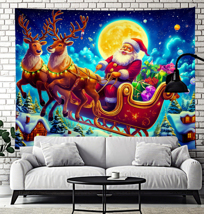 UV Activated Christmas Garage Door Banner