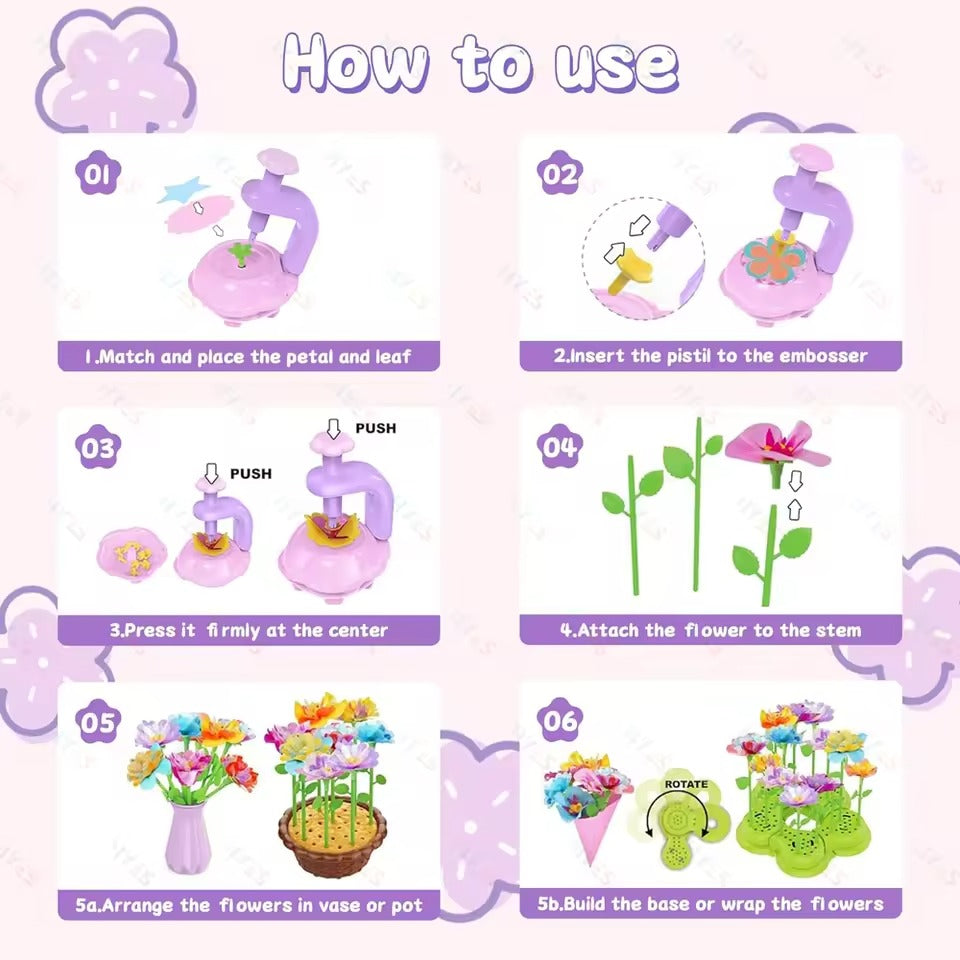 DIY Flower Bouquet Toy
