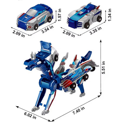 Magnetic Dinosaur Transformer Car
