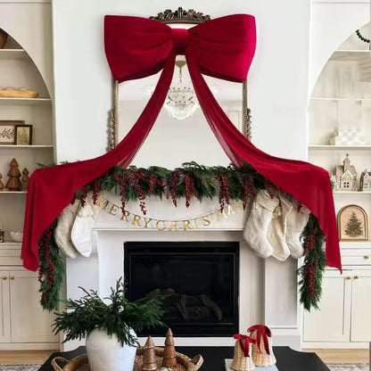 Large Christmas Bow Decor